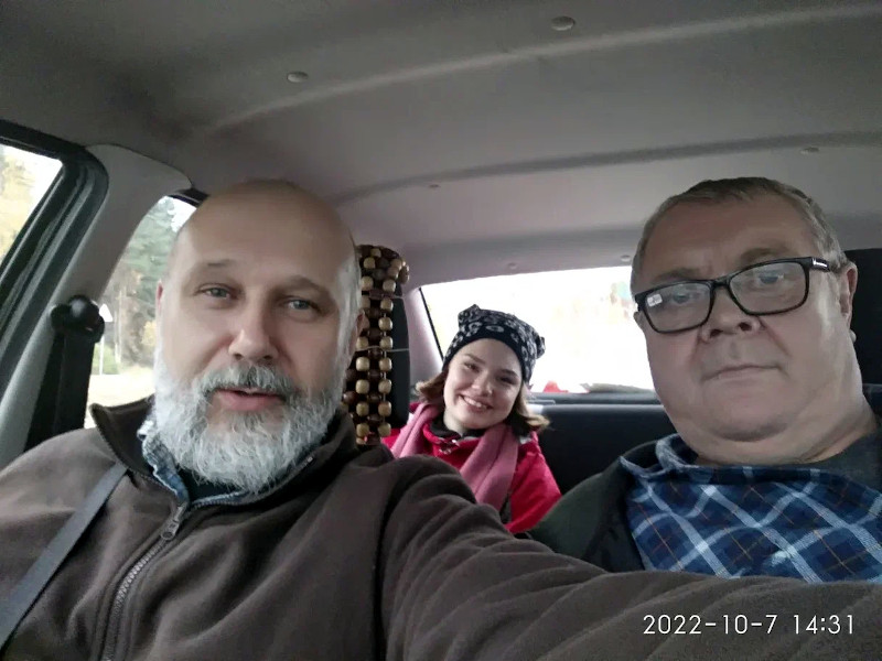 в дороге на Мурманск